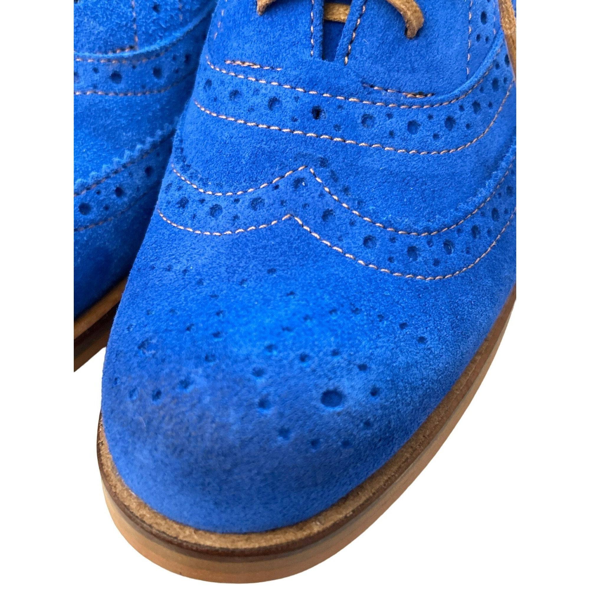 Girotti Derby Royal Blue Suede  Shoes Girotti Women main image 4