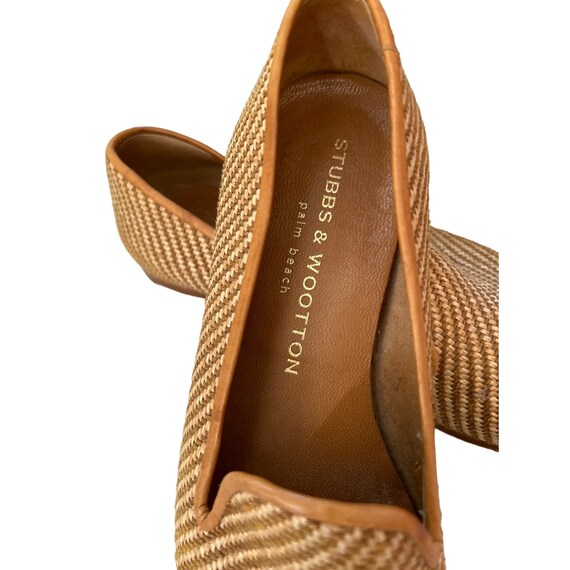 Stubbs and Wootton Women's Beige Raffia Straw Flats Size 5 1 Stubbs and Wootton Women's Beige Raffia Straw Flats Size 5 1