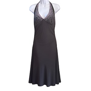 ruby rox halter dress Vintage 90s Ruby Rox Halter Neck Asymmetric Hem Dress