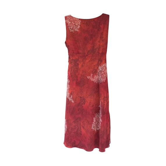 ann taylor red and white dress Loft By Ann Taylor Cold Shoulder Floral Dress red with white flowers Size 6