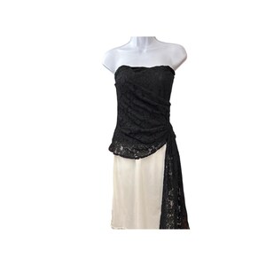 Mare Mare x Anthropologie kanten korsettop Coquette Whimsigoth Dark Romance afbeelding 2