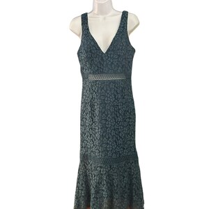 slim fit dress slacks Maya Green Floral Jacquard Bardot Midaxi Dress – Maya Deluxe main image 1
