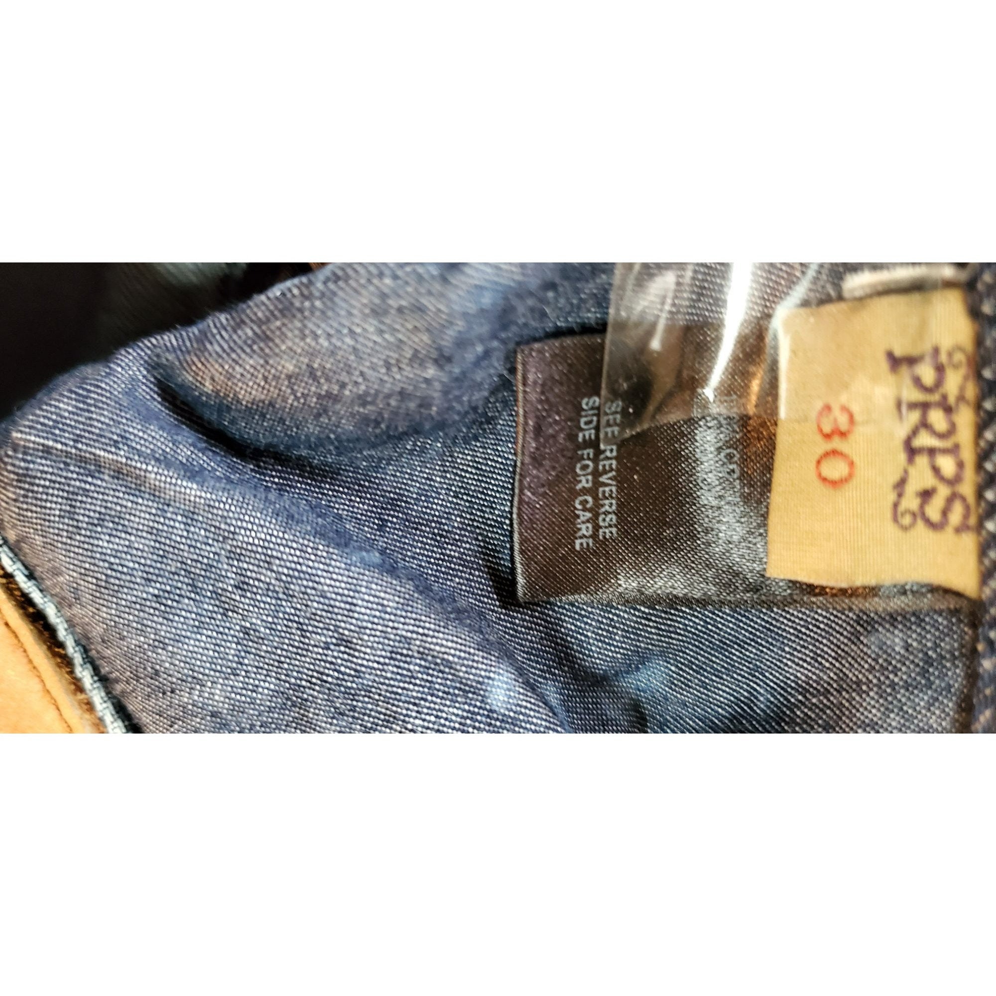 PRPS Men's Barracuda Couture Washed Denim Jeans Size 30 Style