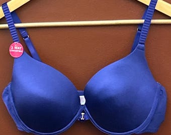 Lingerie Lily of France Reggiseno convertibile 38C Blu royal 2131725 Minimalista Elegante