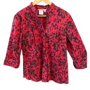 Chemisier Femme Fred David Taille L Noir à Rayures - Stretch, Manches Longues, Occasion Très Bon état