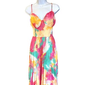 adrianna papell embroidered dress Adrianna Papell AP1D104769 - Sleeveless Illusion Neck Knee-Length Dress