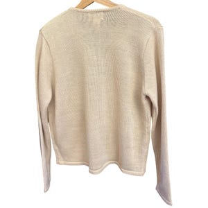 Vintage Pendleton Petite Cardigan Pullover Cottagecore Grandmacore Floral Creme Bild 4