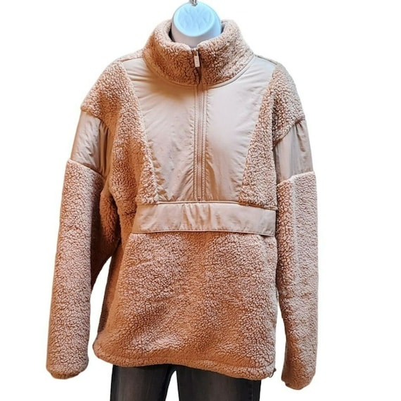 Pink Victoria's Secret Pink Peach Sherpa Fleece F… - image 2