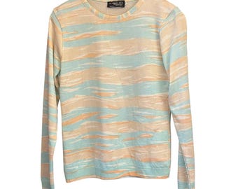Vintage 80,s Givenchy Sport Knit Top Pastelcore Artistic Quiet Luxury Preppy
