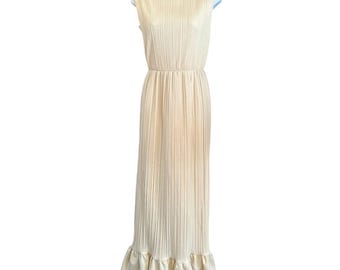 chinese dress ladies Max Studio London Womens Printed Bishop Sleeve Midi Dress Tan L at Amazon  Women's Clothing store