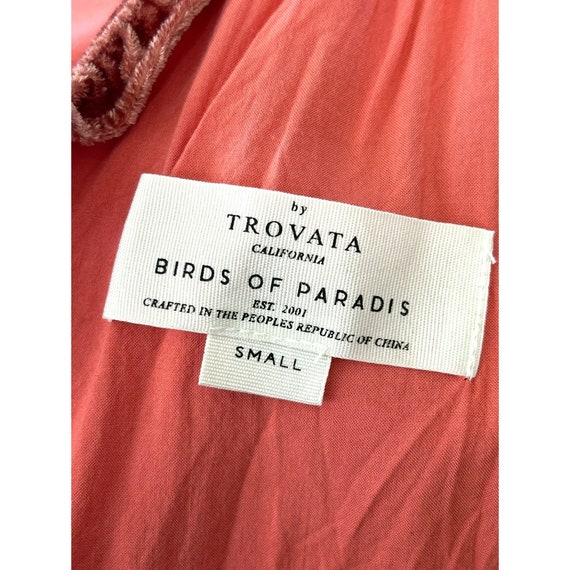 Anthropologie Birds of Paradise by Trovata Velvet… - image 6