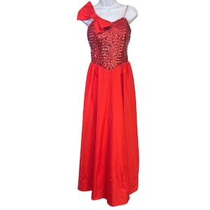 strapless open back dress Red 1940s Rose V-Neck Swing Dress