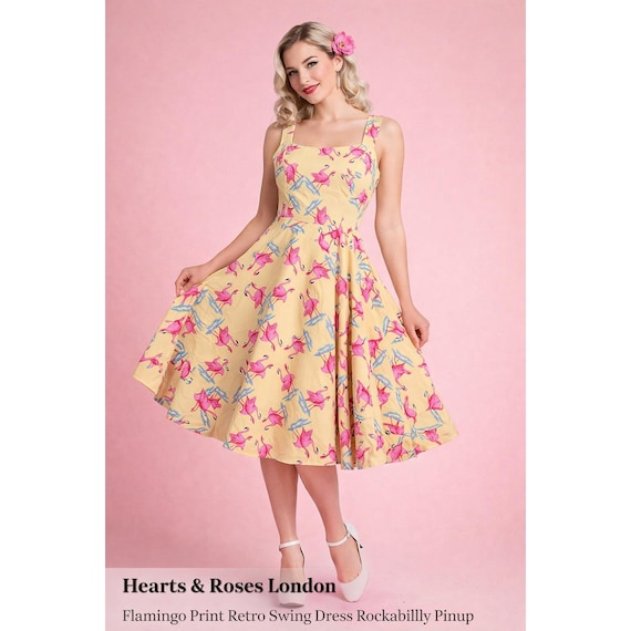 flamingo retro dress Flamingo Retro Dress