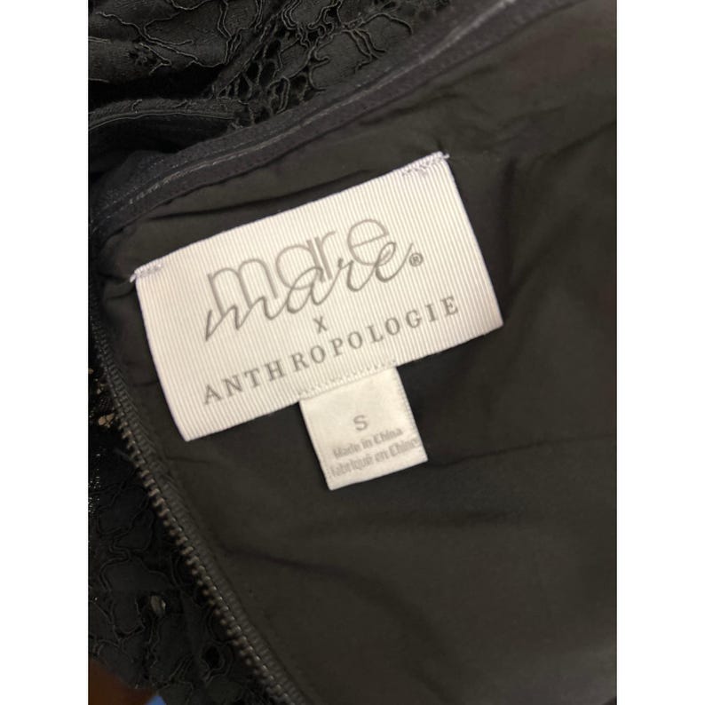Mare Mare x Anthropologie kanten korsettop Coquette Whimsigoth Dark Romance afbeelding 5