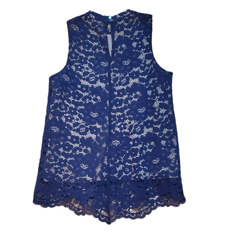 Rosie Lace Top Blue