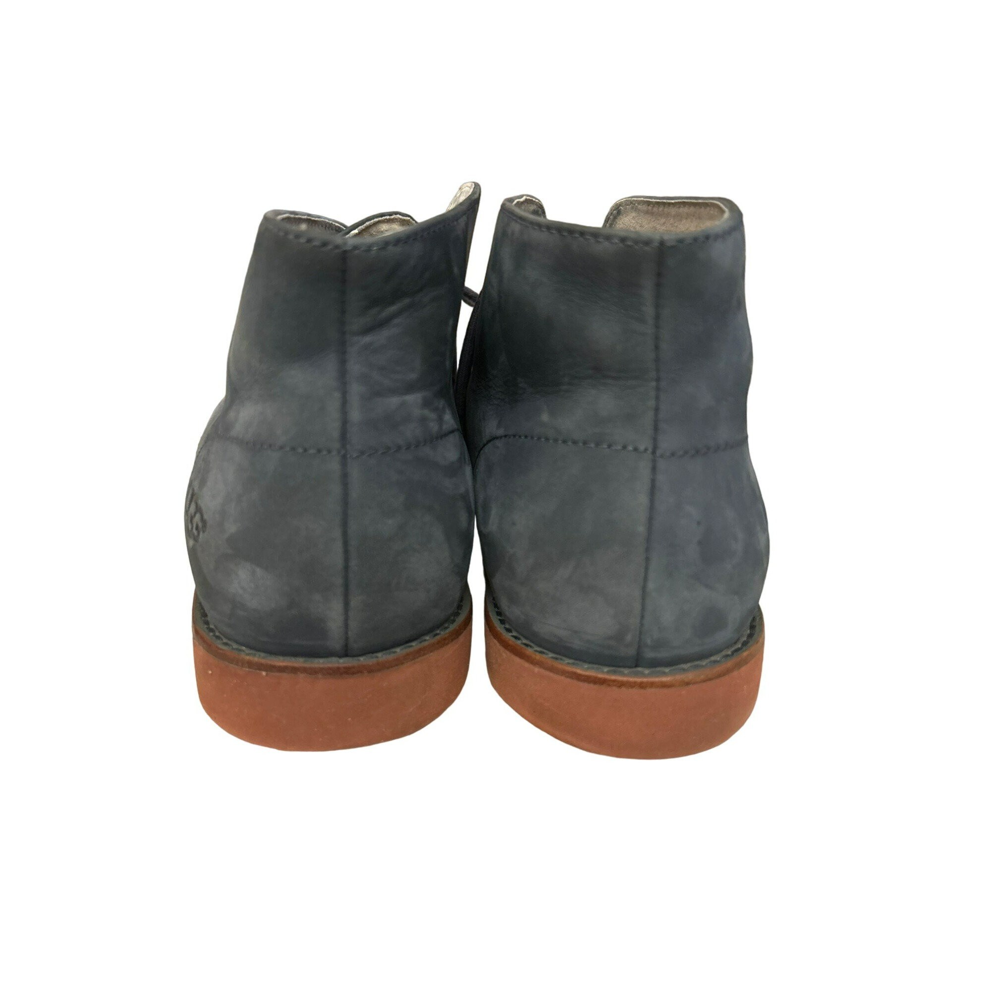 UGG Men's Blue Suede Chukka Boots Size 9 Lace up Style