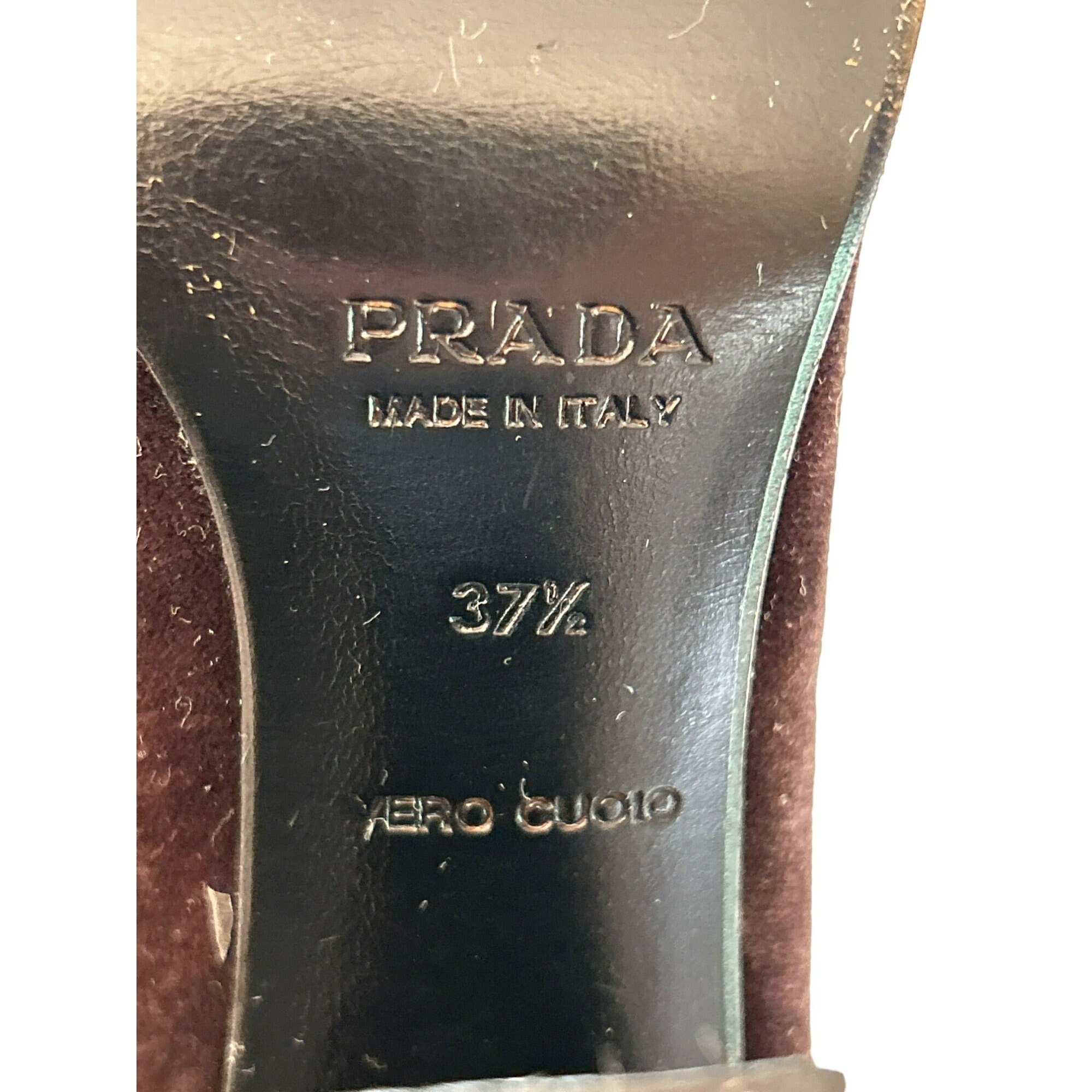 Prada Women\'s Brown Velvet 4\