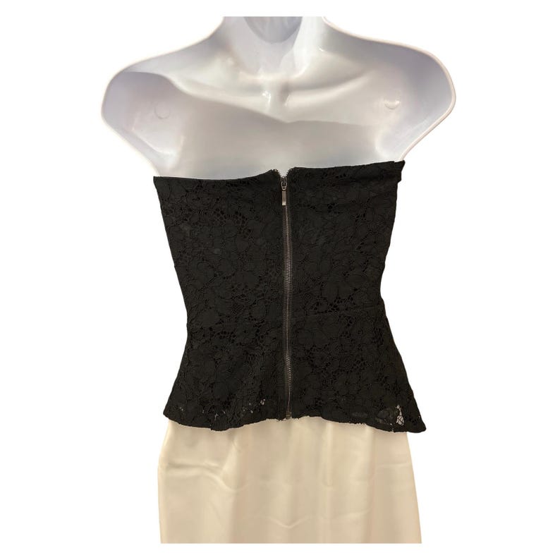 Mare Mare x Anthropologie kanten korsettop Coquette Whimsigoth Dark Romance afbeelding 4