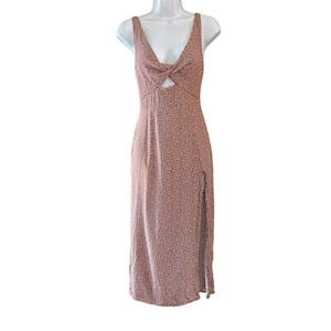 sundry midi dress Sundry Midi Mock Neck Sleeveless Dress in Flare Red - L - Shop Sundry Dresses