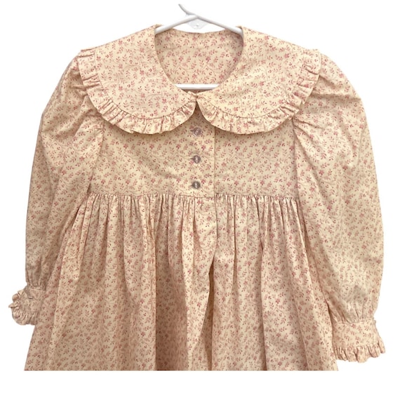 Vintage Stitches by Sue Floral Dress Cottagecore Prairie View 2