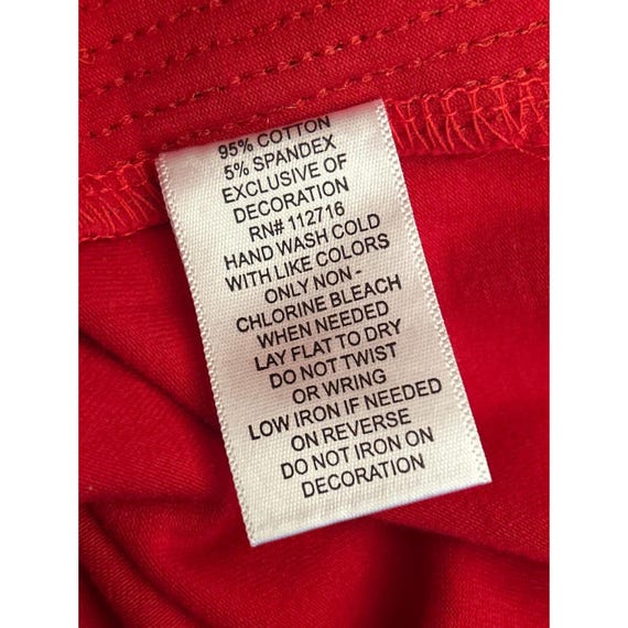 Quacker Factory Red Sequin Front Long Sleeve Top … - image 4