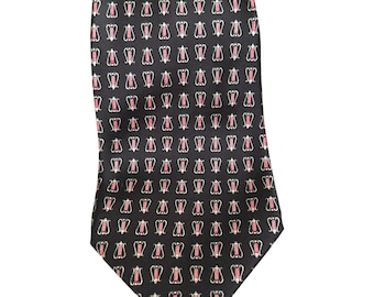 Newer Vintage Brioni Gray Yellow Striped Tie - Etsy Brioni Red, Black, Grey & Blue Stripe Pattern Silk Tie main image 0