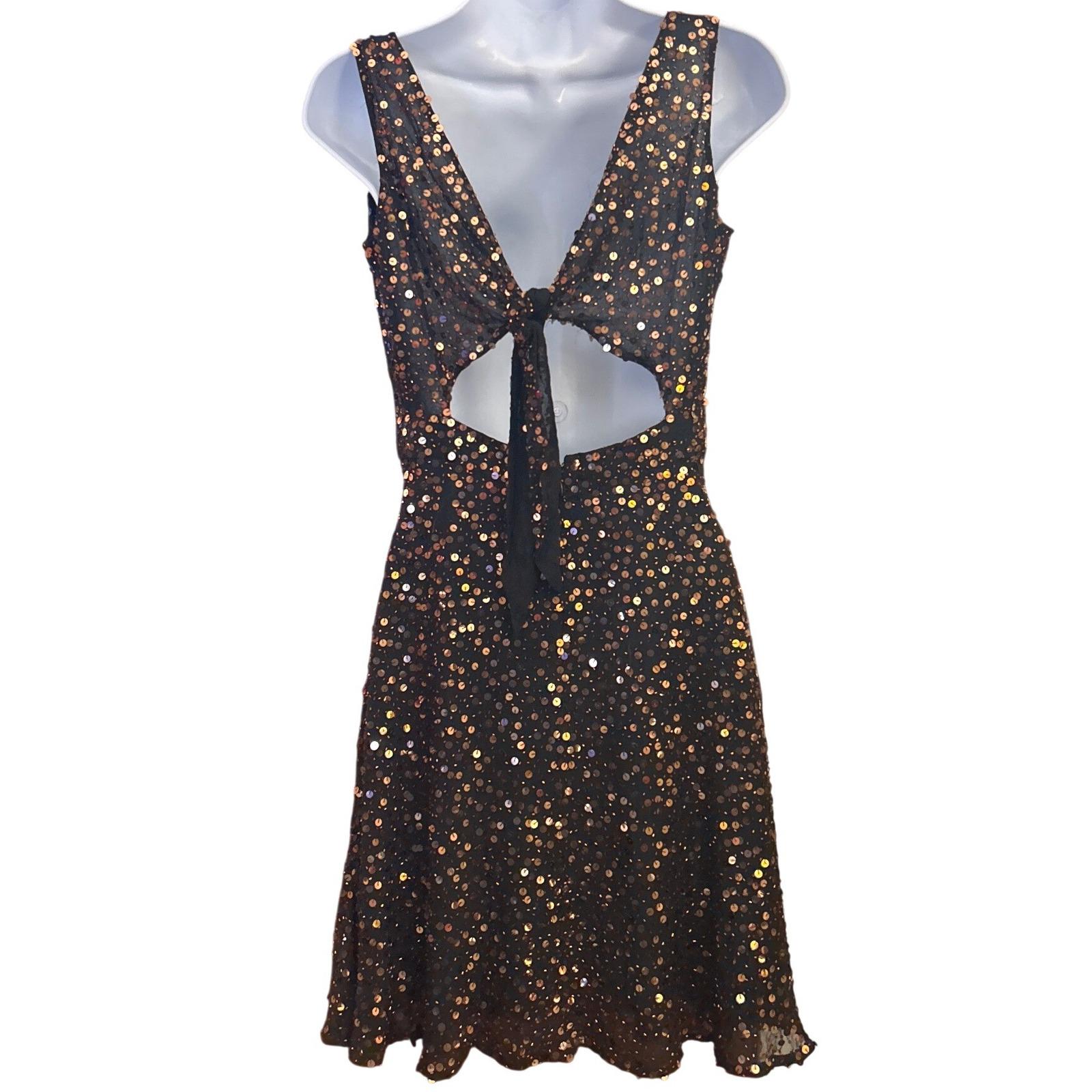 niteline della roufogali sequin dress Gold + Burgundy Sequin Dress Niteline Della Roufogali Size 6 Auction