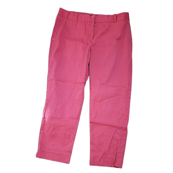 Talbots Signature Coral Pink Women's Summer Cropp… - image 1