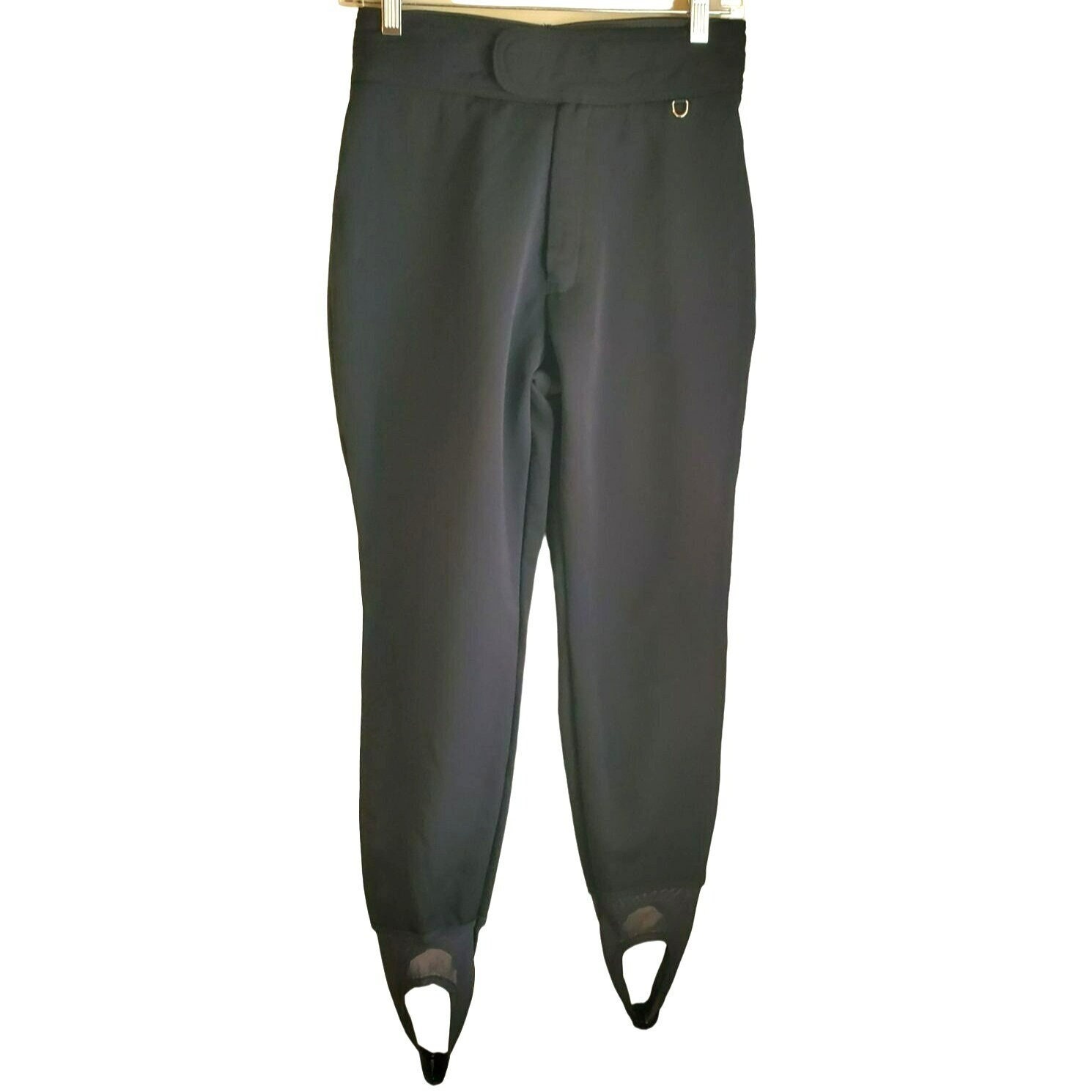 Schoeller Women's Black Swimfans Wool Blend Stirrup Ski Pants Size 12 Style  06131R-055 