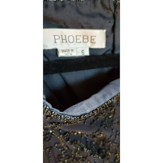Phoebe for Kay Unger Women's Black Sequin Beaded … - image 2