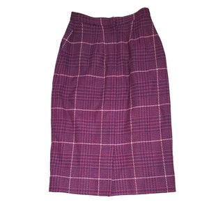 Brooks Brothers Skirt Women Large Pink A-Line Seersucker