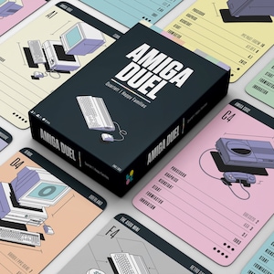 Amiga Duel - Das Quartett & Trumpf Kartenspiel für echte Amiga-Fans