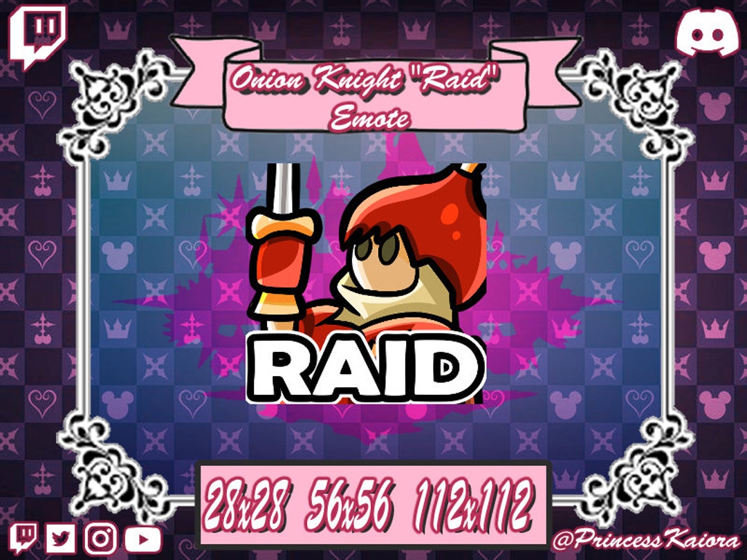 Onion Knight raid Emote FINAL FANTASY Etsy