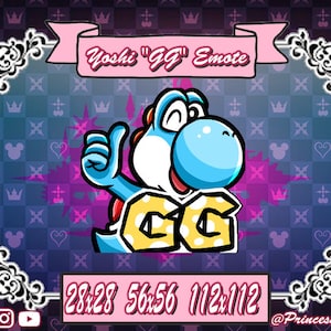 Emote Yoshi &quot;GG&quot; - L&#39;ISOLA DI YOSHI