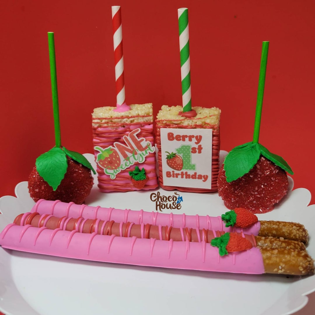 Berry 1st Birthday Party Favors. Chocolate Treats. 48 Pcs Etsy