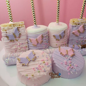 Butterfly Baby Shower. Party Favors. 48 pcs