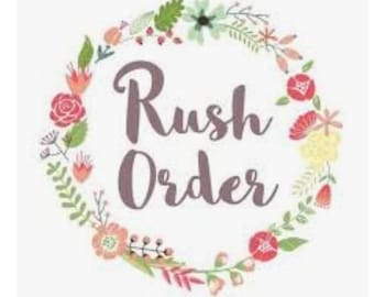 Rush order/ 1 business days processing time to send your treats. Per order