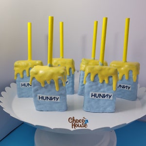 Hunny pot Rice krispies Baby Shower. Party Favors. 12 ct