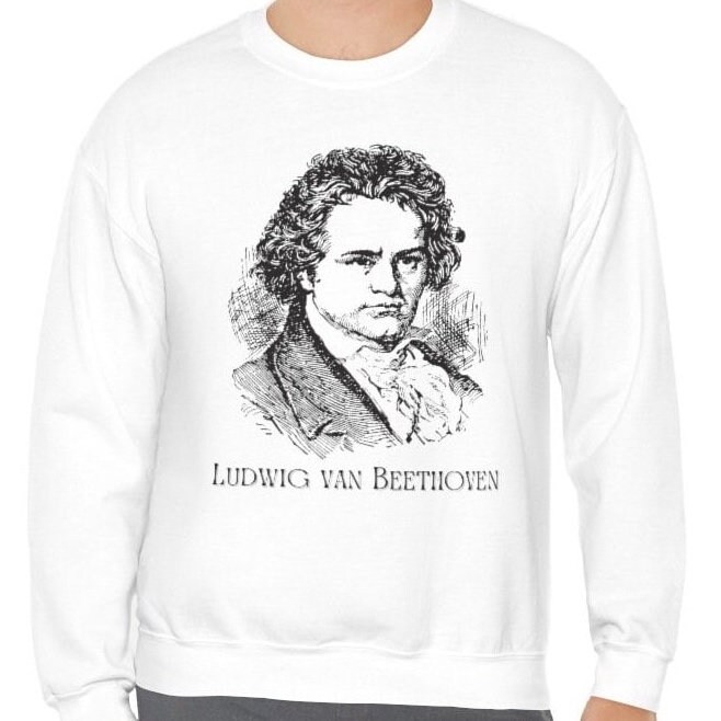 Beethoven Sweater - Etsy Beethoven Sweater - Etsy