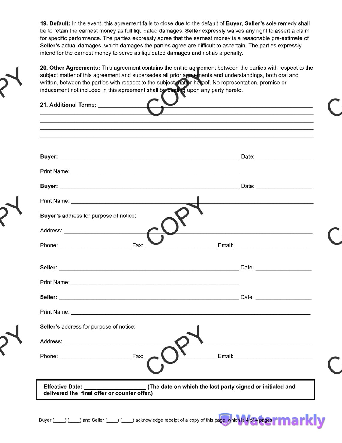 Easytouse Real Estate Wholesaling Contract With MLS Marketing Clause Easytouse Real Estate Wholesaling Contract With MLS Marketing Clause