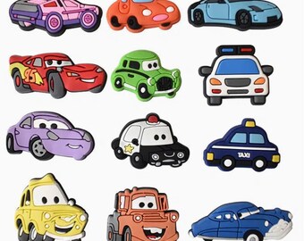 New Jibbitz Crocs Charms - Disney Cars Sally Mater Hot Rod Snot