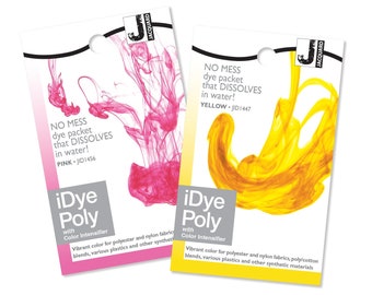 Jacquard iDye Poly | Synthetic Fabric Dye for Polyester, Nylon, Wigs, Cosplay and 3D Printed Objects