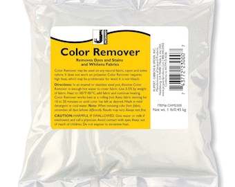 Jacquard Color Remover | Non-Bleach Fabric Dye and Stain Remover for Cotton, Rayon and Nylon | Discharge Art