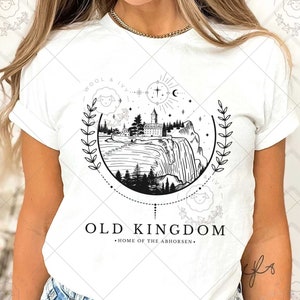 Abhorsen Old Kingdom Shirt, Sabriel Lirael Charter Magic, Book Fandom, Book Lover Shirt, Fantasy Clothing, Gift for Reader, Subtle Fandom