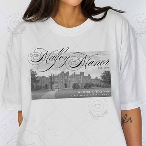 Comfort Colors Malfoy Manor Illustration Shirt, Manacled Dramione T Shirt, Fanfic Shirt Romantasy High Reeve Draco Lover TShirt Reader Gift