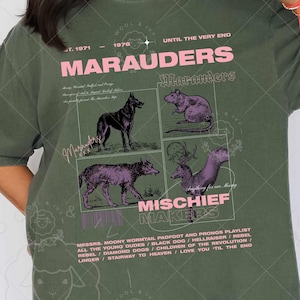 The Marauders Shirt Comfort Colors Shirt Universal Trip Shirt ATYD All the Young Dudes Fanfic Merch Wolfstar Moony Sirius Book Lover Gift