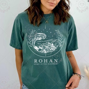 Comfort Colors Horse Lords of the Riddermark Shirt, Fantasy Book Lover, Subtle Fandom Gift Horse Lover Equestrian Riders of Theoden King
