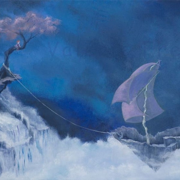 Peinture "La tempête s'éloigne" impression édition limitée