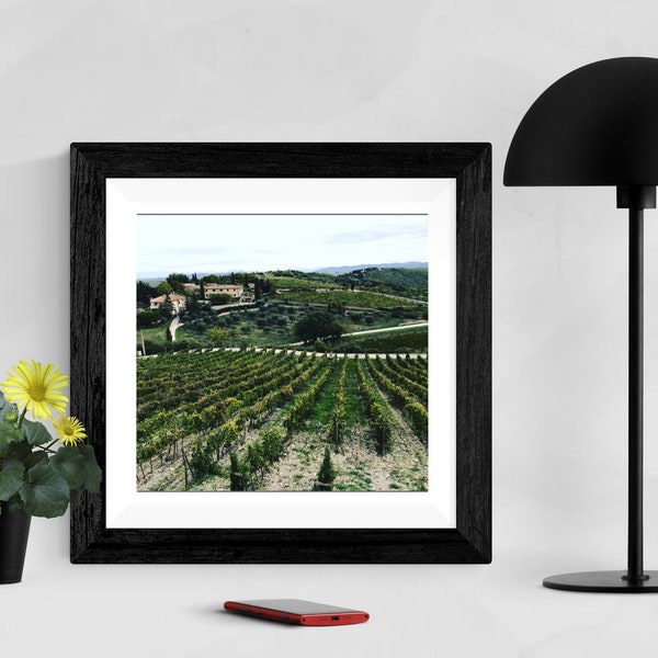 Tuscany Winery Travel Photography | Printable Wall Art | Digital Download