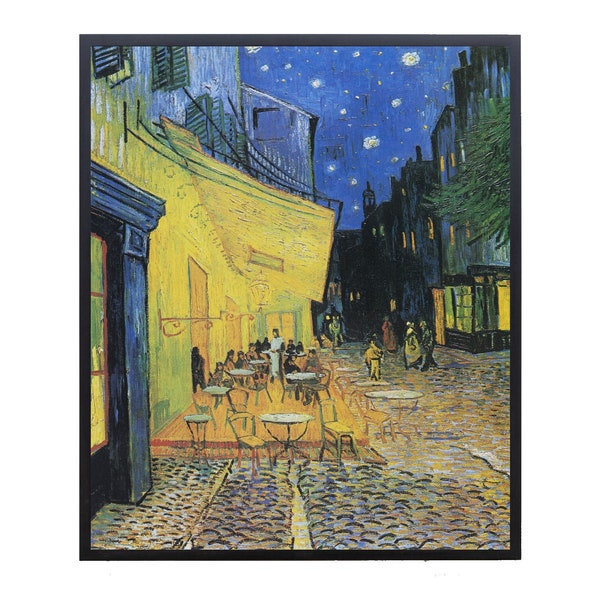 Vincent van Gogh's Café Terrace at Night Painting Famous Art. Instant Download Decor. Van Gogh Print Printable Wall Art.